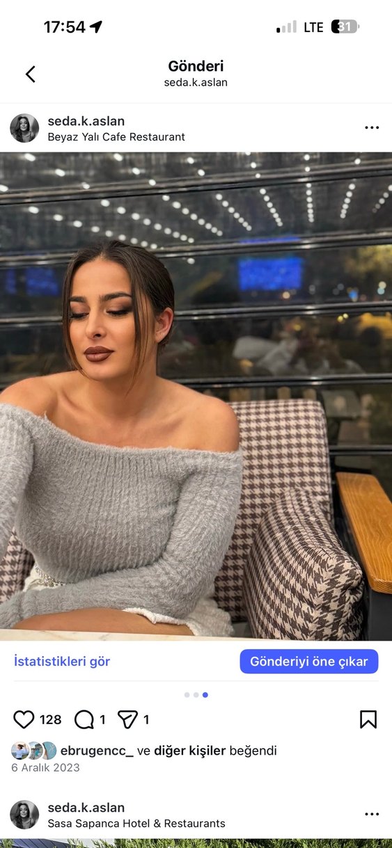 Gri Kürklü Kadın Triko Kazak - Görsel 3