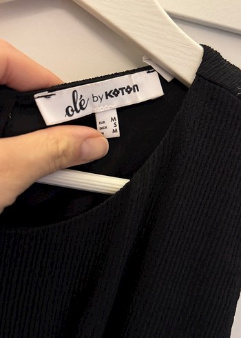 Siyah Gövdeli Midi Elbise - Görsel 3