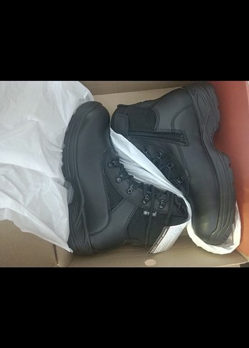 Siyah Bağcıklı Erkek Kauçuk Bot - Görsel 2