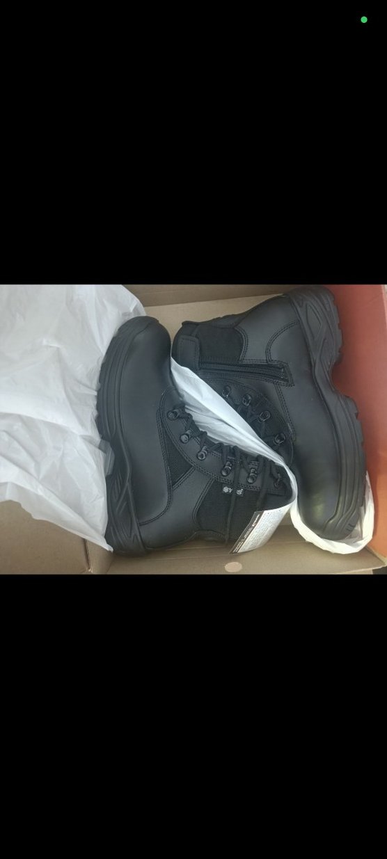 Siyah Bağcıklı Erkek Kauçuk Bot - Görsel 2