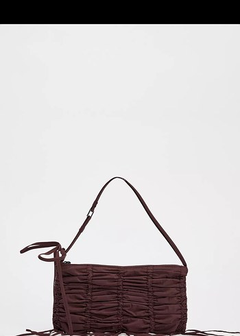 Kahverengi zara kadın çanta - Görsel 2