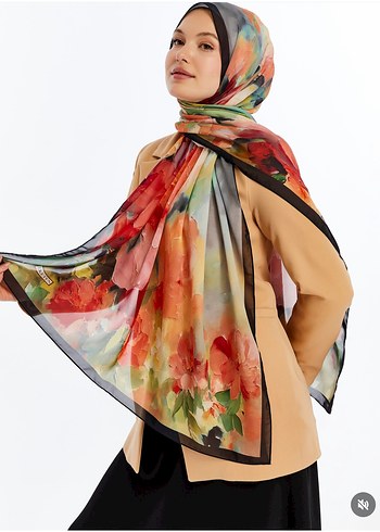 Kadın Çok Renkli Bohem Tarzı Şal - Görsel 2