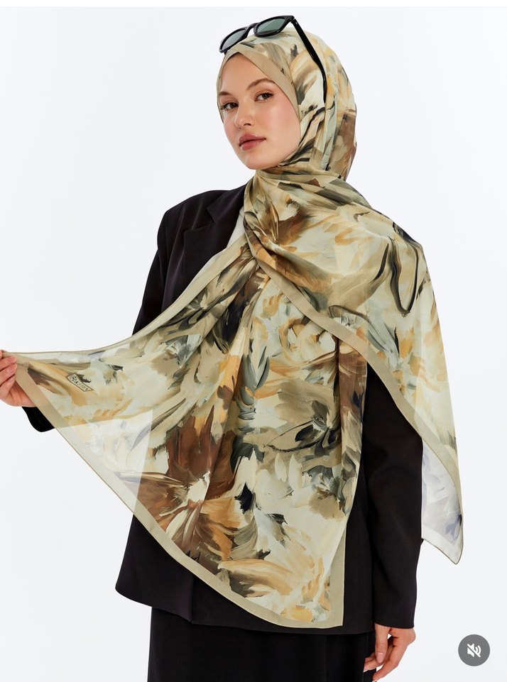 Kadın Çok Renkli Bohem Tarzı Şal - Görsel 4