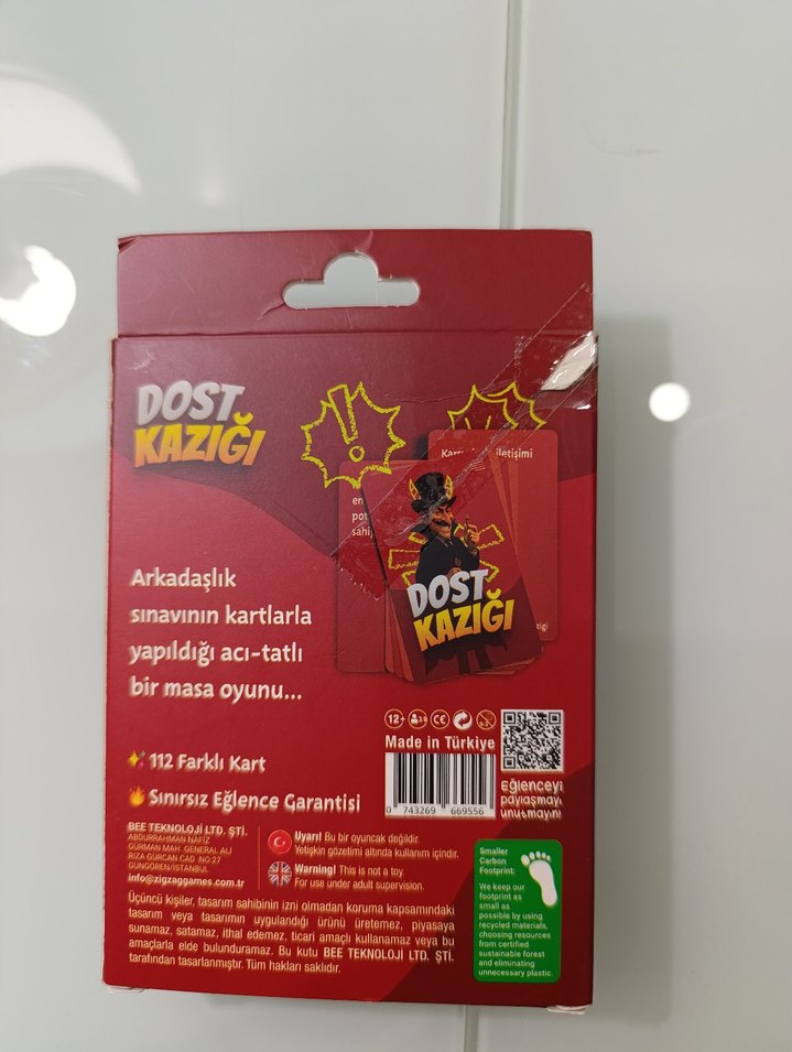 Dost Kazığı Kart  Oyunu - Görsel 2