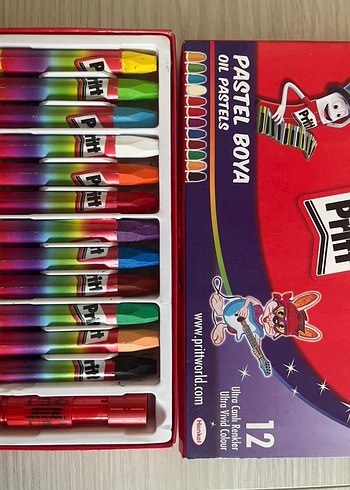 Pritt 12 Renk Yağlı Pastel Boya - Görsel 2