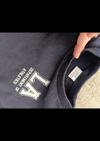 Beyaz Baskılı Erkek Çocuk Sweatshirt - Görsel 3