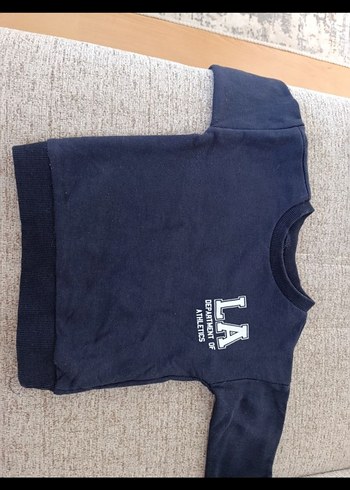 Beyaz Baskılı Erkek Çocuk Sweatshirt - Görsel 2