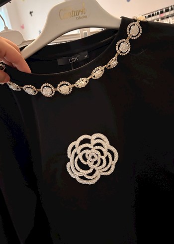 Siyah Zincir Detaylı Kadın eşofman takımı - Görsel 2