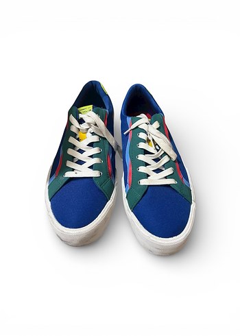 Renkli Bağcıklı unisex Ayakkabı bershka as kullanmış çok rahat - Görsel 2