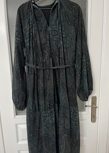 şifon elbise - Görsel 5