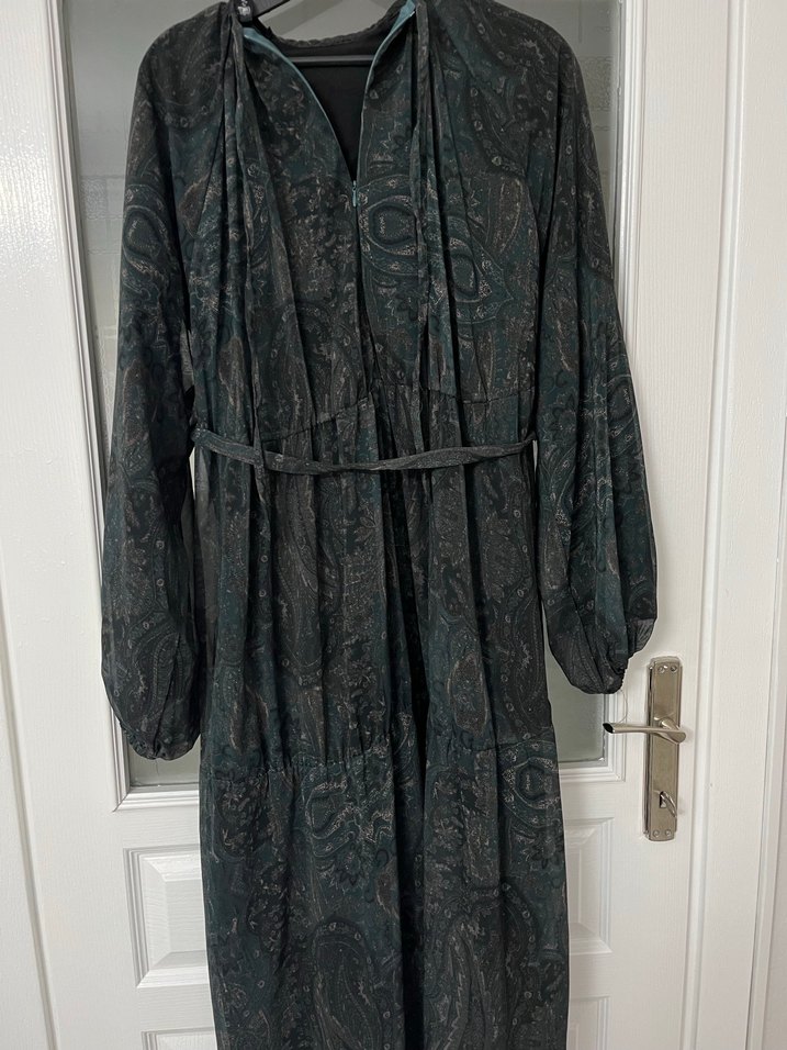 şifon elbise - Görsel 5