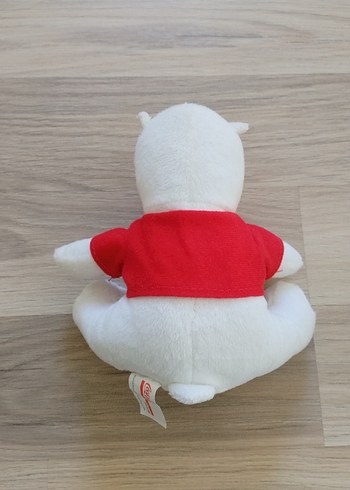 Kırmızı Tişörtlü Beyaz Coca Cola Oyuncak Ayı - Görsel 2