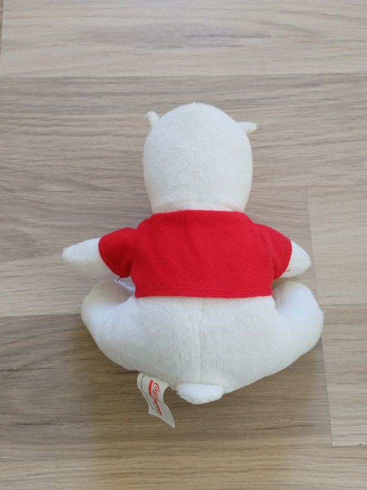 Kırmızı Tişörtlü Beyaz Coca Cola Oyuncak Ayı - Görsel 2