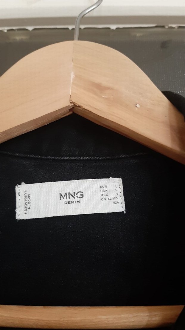 Mango kadın denim ceket - Görsel 4