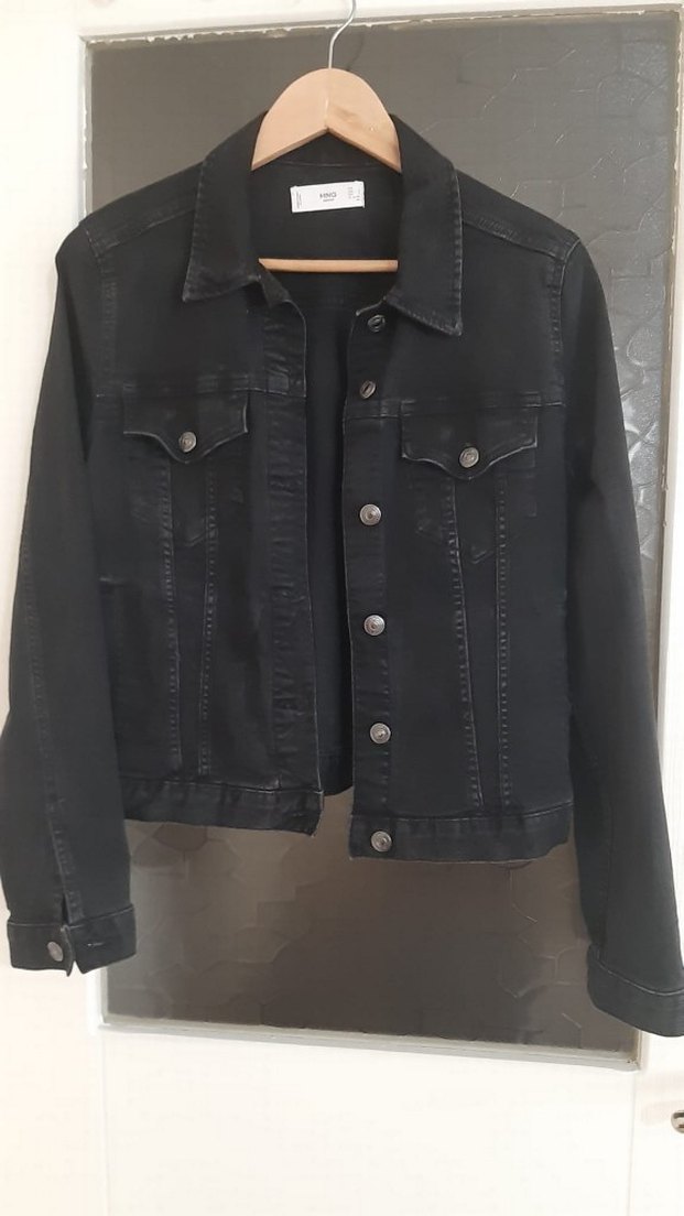 Mango kadın denim ceket - Görsel 2