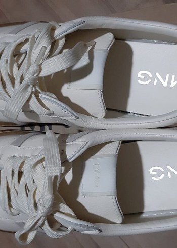 Mango kadın deri spor ayakkabı - Görsel 2