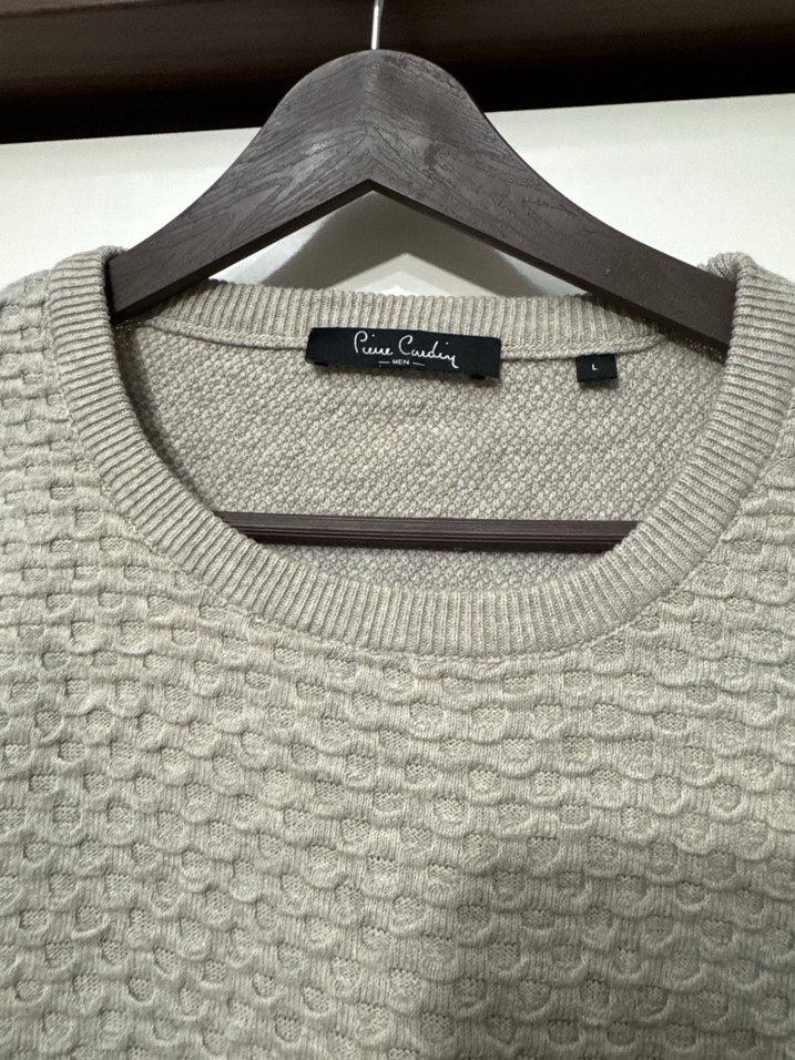 Renk Bloklu Örgü Erkek Kazak - Görsel 2