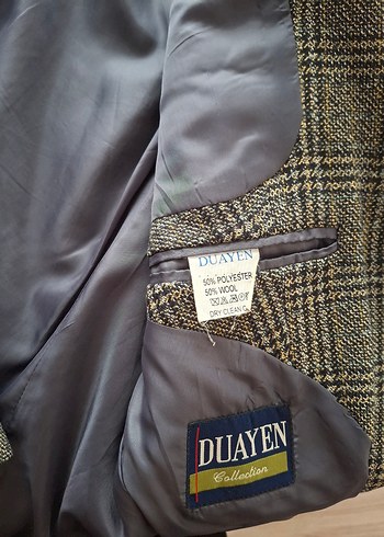 Düğmeli Erkek Klasik Yün Ceket - Görsel 4