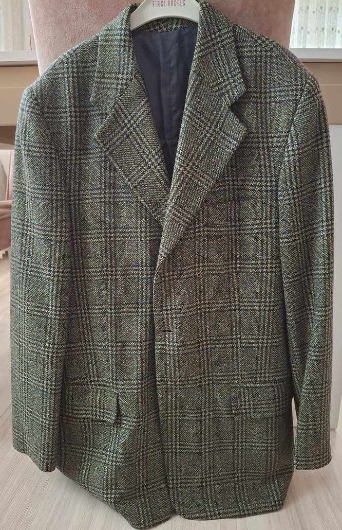 Düğmeli Erkek Klasik Yün Ceket - Görsel 2