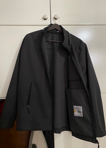 Erkek Siyah Fermuarlı Midi Ceket - Görsel 3