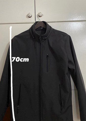 Erkek Siyah Fermuarlı Midi Ceket - Görsel 4