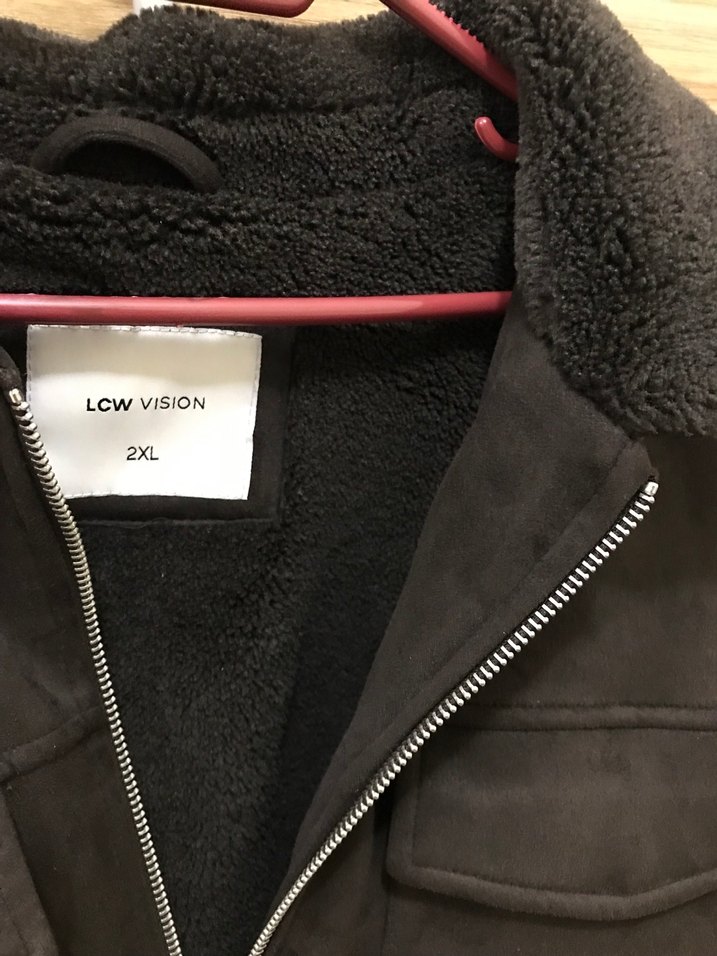 Hiç kullanılmamış, Etiketli,
Siyah Süet Erkek Ceket, Fermuarlı, - Görsel 2