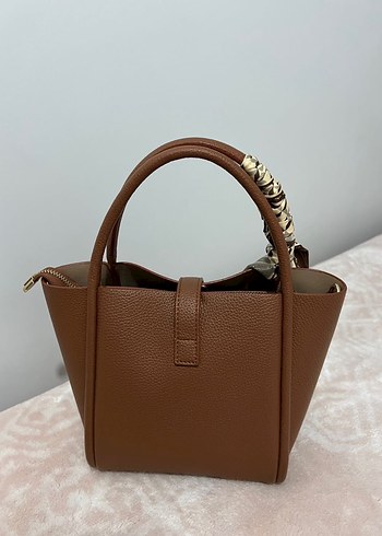 Kahverengi Deri Kadın Çanta - Görsel 2