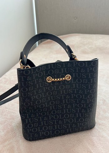 Zincir Detaylı Siyah Deri Kadın Çanta - Görsel 2