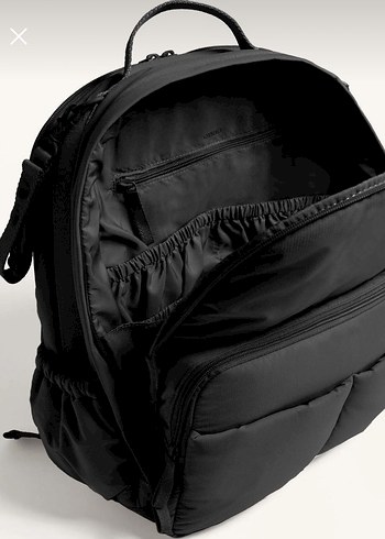 Siyah Kadın sırt çantası bebek çantası - Görsel 3