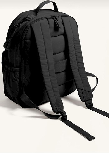 Siyah Kadın sırt çantası bebek çantası - Görsel 5