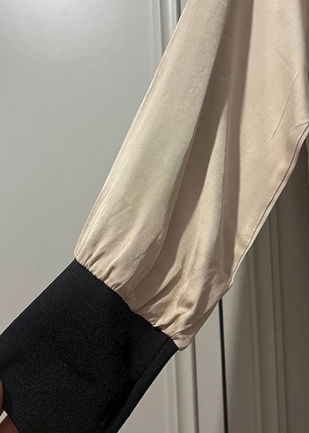 Bej Uzun Kollu Salaş Tunik - Görsel 2