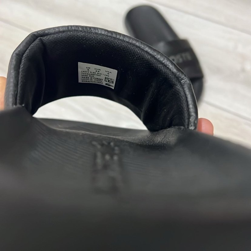 Lacoste Siyah Erkek Spor Terlik Velcro - Görsel 3