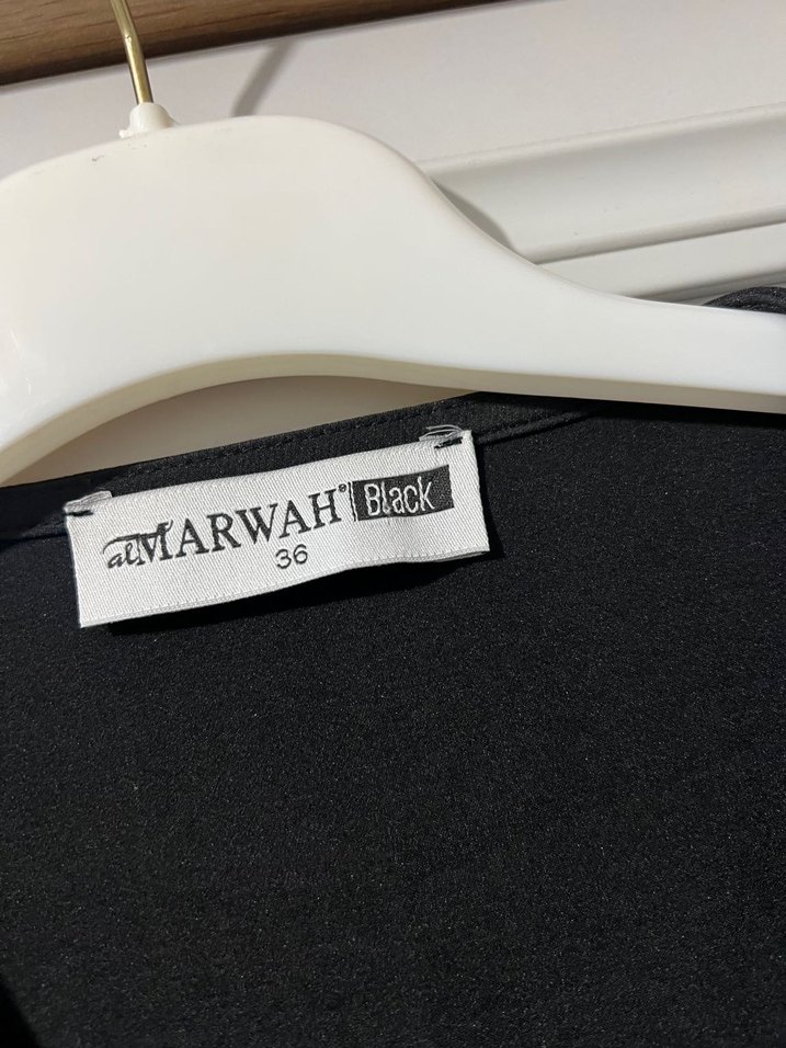 Düğmeli Siyah Kadın Uzun Blazer Ceket - Görsel 2