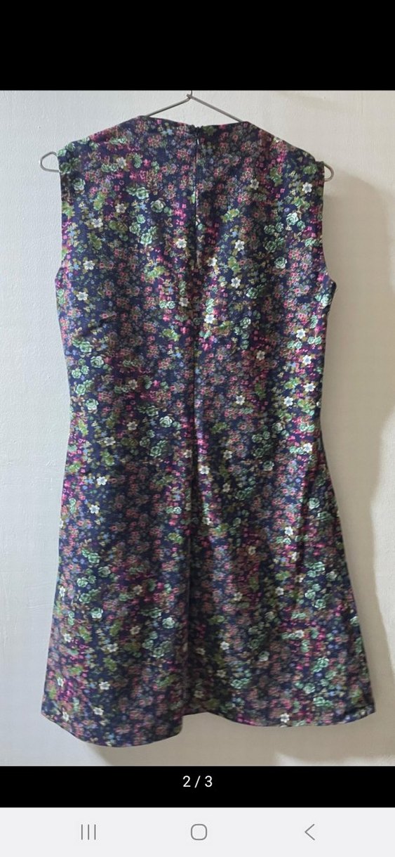 Çiçek Desenli Midi Bohem Elbise - Görsel 2