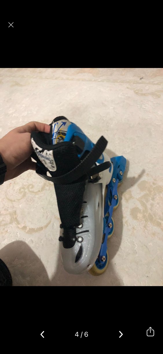 Mavi Yılan Desenli Erkek Paten - Görsel 2