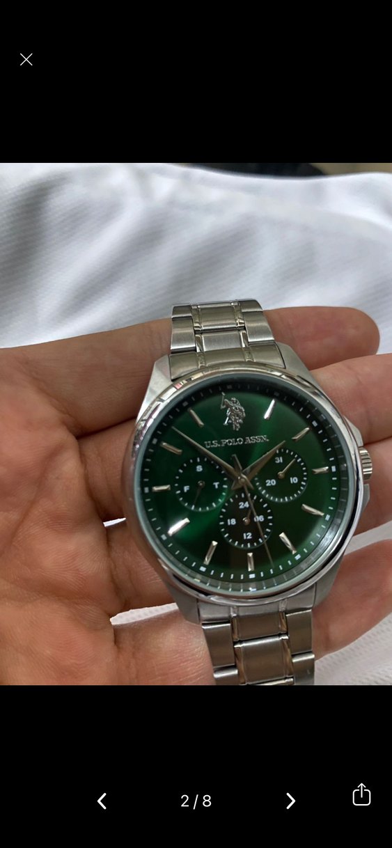 Yeşil Kadranlı Klasik Erkek Saati - Görsel 2