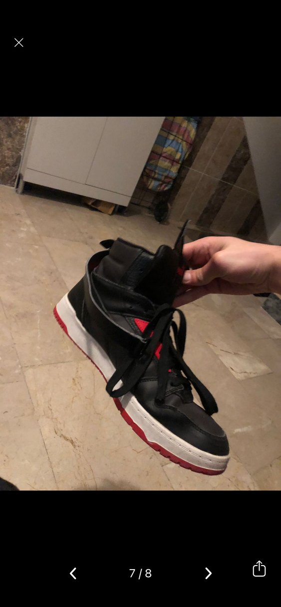 Kırmızı Siyah Puma Erkek Spor Ayakkabı - Görsel 4