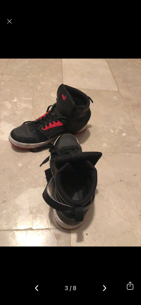 Kırmızı Siyah Puma Erkek Spor Ayakkabı - Görsel 3