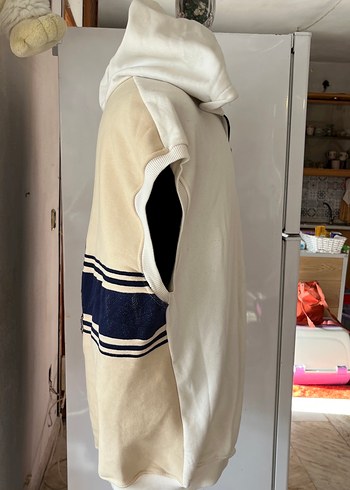 Erkek Kapüşonlu Fermuarlı Yelek - Görsel 3