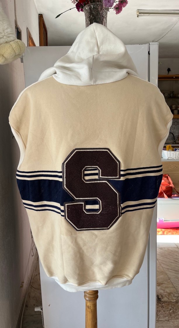 Erkek Kapüşonlu Fermuarlı Yelek - Görsel 2