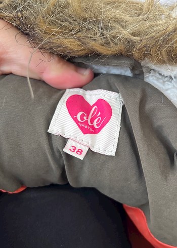 Koton haki kadın montu - Görsel 4