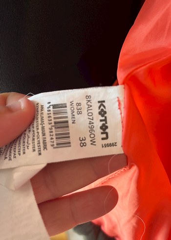 Koton haki kadın montu - Görsel 3