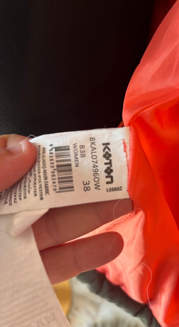 Koton haki kadın montu - Görsel 3