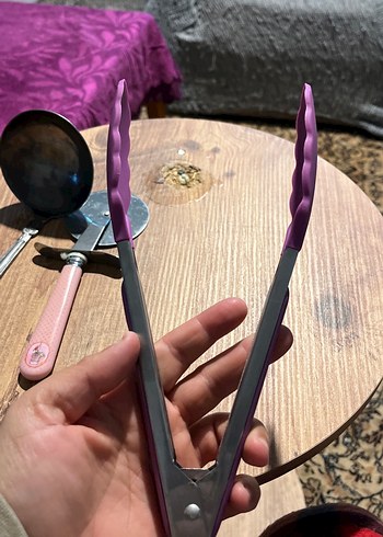 Mor Saplı Mutfak Gereçleri Seti - Görsel 4