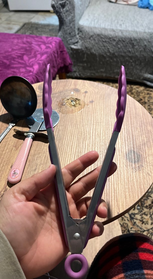 Mor Saplı Mutfak Gereçleri Seti - Görsel 4