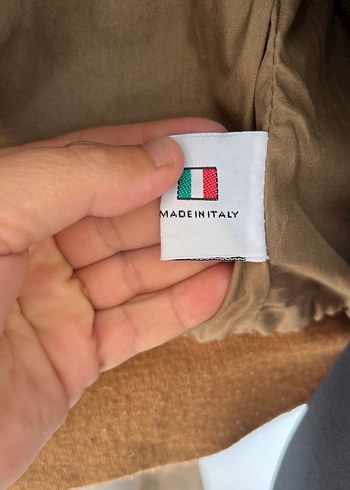 Deri Kemerli Kolsuz Midi Ceket - Görsel 6