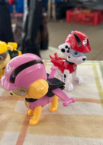 Renkli Köpek ve İtfaiyeci Figürleri paw patrol - Görsel 5