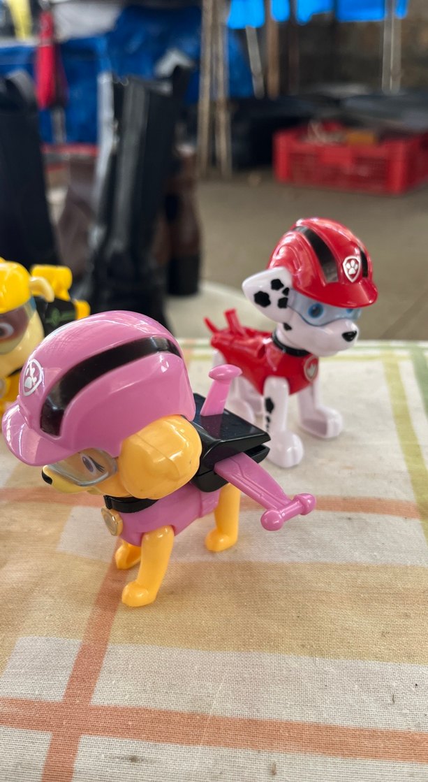 Renkli Köpek ve İtfaiyeci Figürleri paw patrol - Görsel 5