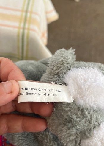 Gri Sevimli Peluş Köpek Oyuncak - Görsel 3