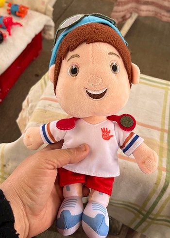 Renkli Kahverengi Peluş Oyuncak - Görsel 3